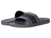 Quiksilver Mens Rivi Wordmark Slide Shoes Gray 11D