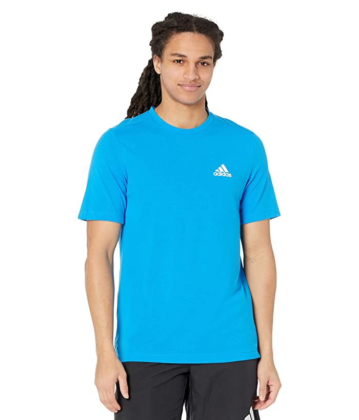 Adidas Men's D2M Fr Training Tee Blue Large  Athletic Performance Top