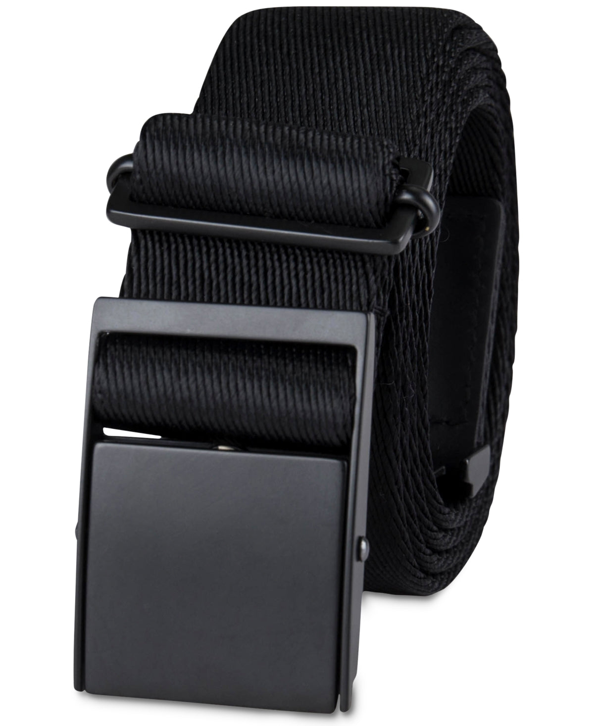 Kenneth Cole Reaction Men's Black Adjustable Web Belt  Osfa Reg