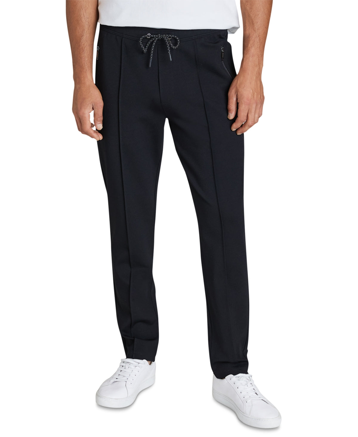 DKNY Mens Posada Stretch Track Pants Black 2XL