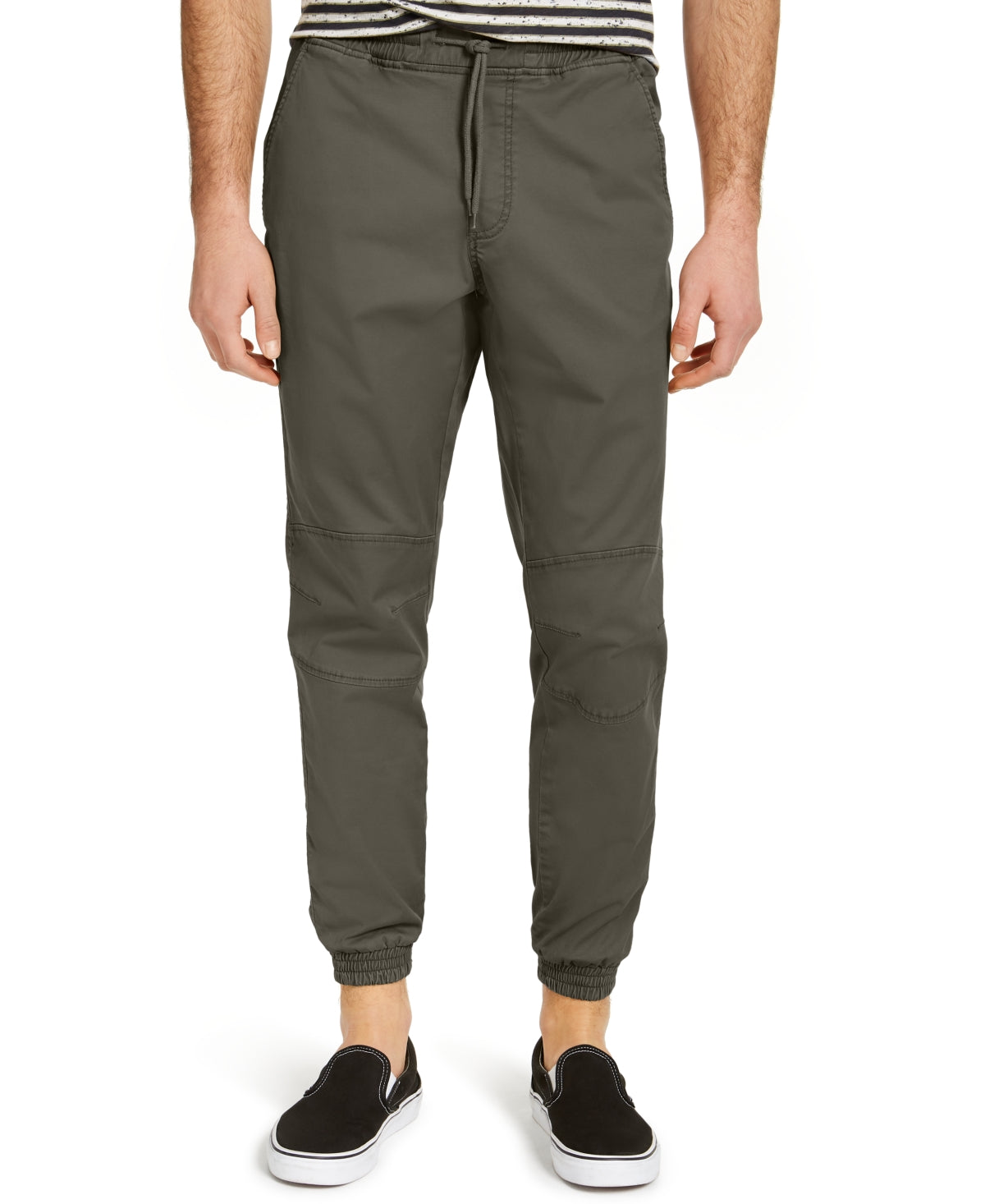 Sun + Stone Men's Articulated Jogger Pants Olive Green XXL