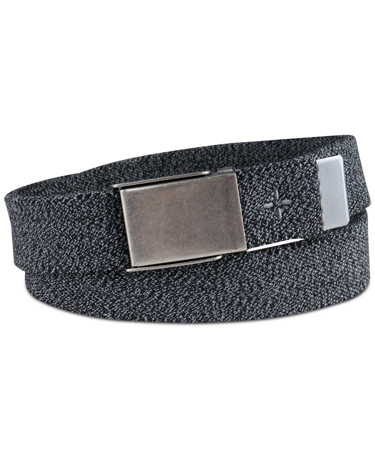 Sun Stone Men's Stretch Webbing Belt Black Medium