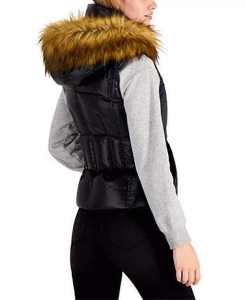 S13 Womens Down Vest Snowcat Medium Black NO HOOD