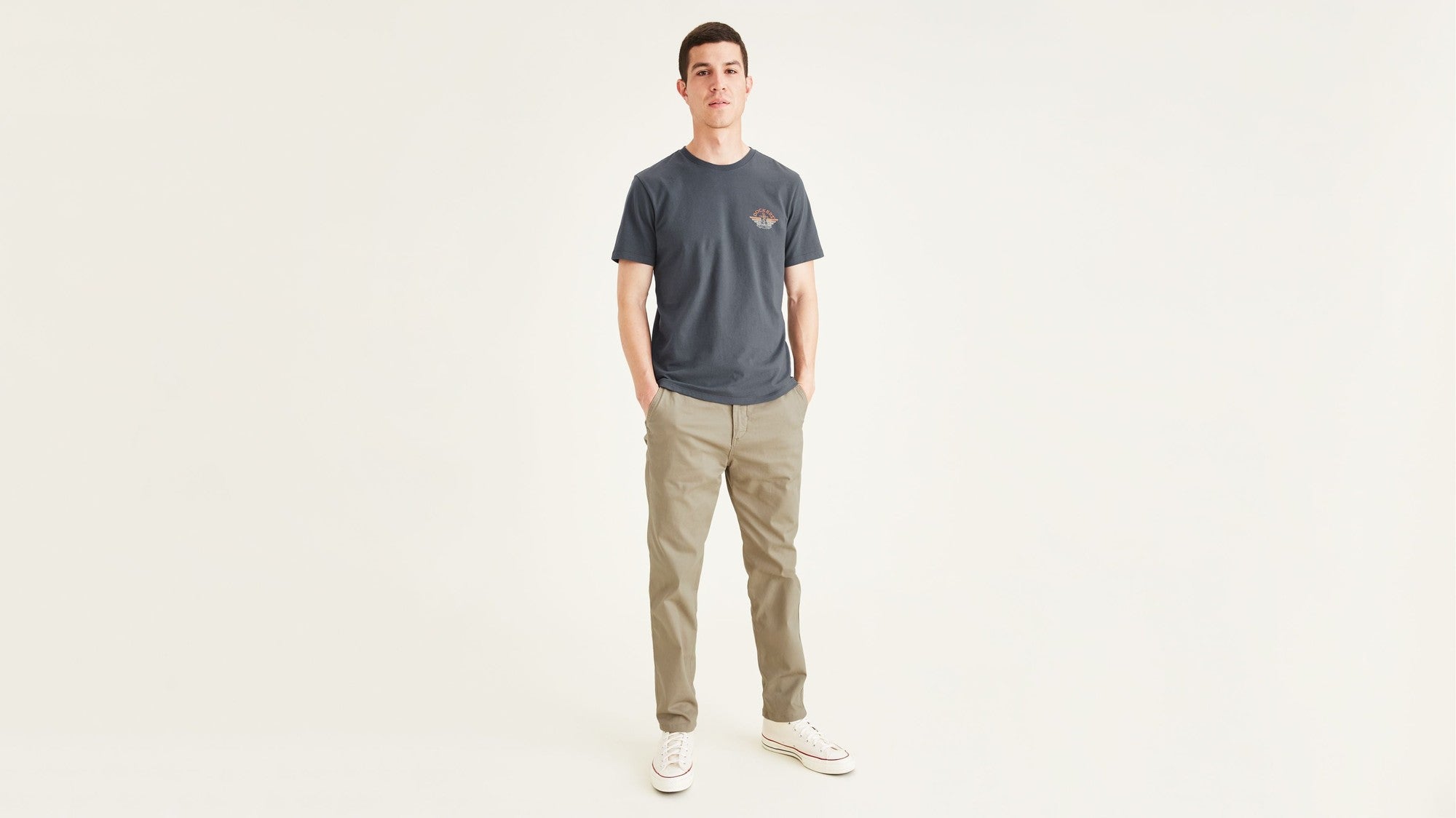 Dockers Mens Original Chinos Straight Tapered Fit Tan 32 x 32