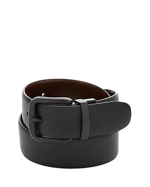 The Men's Store  Men's Reversible Belt Black 32