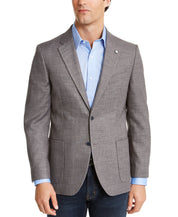 Nautica Mens Modern fit Sport Coat Blazer 38 S Gray Solid