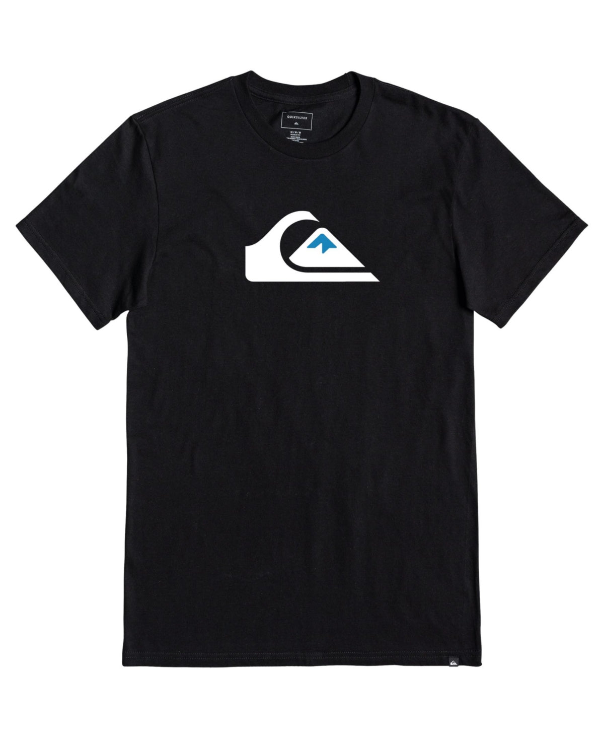 Quiksilver Mens Comp Logo Graphic Short Sleeve T Shirt Black XL