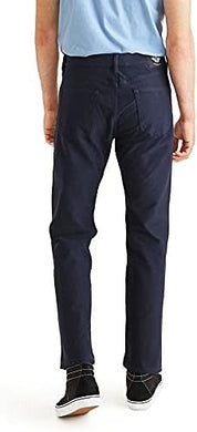 Dockers Men's Straight-Fit Comfort Knit Jean-Cut Pants 36 x 29 Pembroke Blue