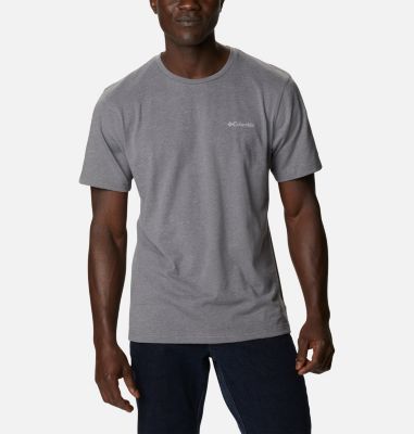 Columbia Mens Thistletown Hills Short Sleeve T shirt Grey Small