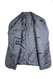 A|x Armani Exchange Mens Slim fit Suit Jacket Blazer 38 R Grey Solid