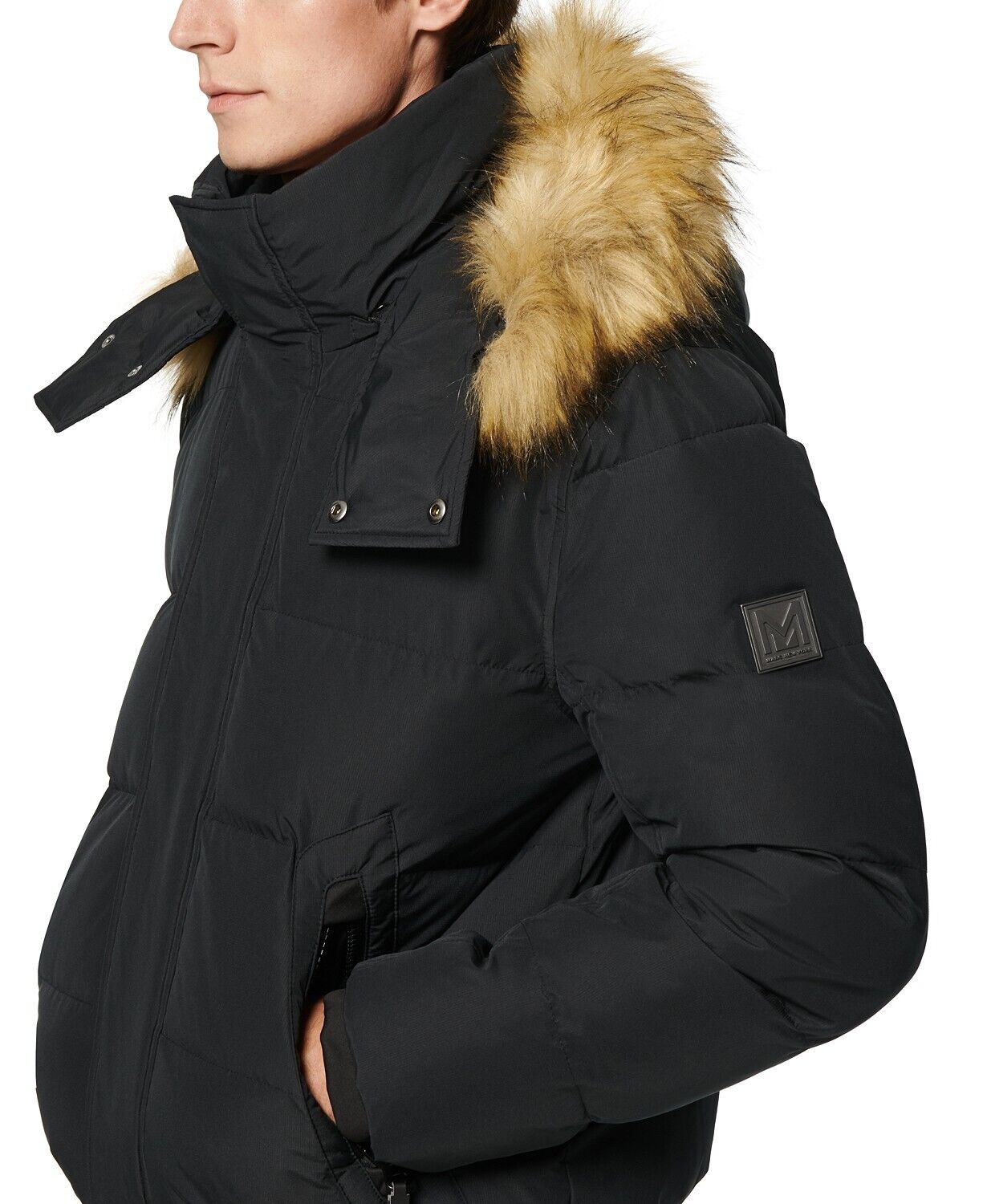 Marc New York Men's Umbra Bomber Jacket XL Coat Black