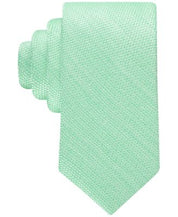 Tommy Hilfiger Mens Calexico Solid Textured Neck Tie Green
