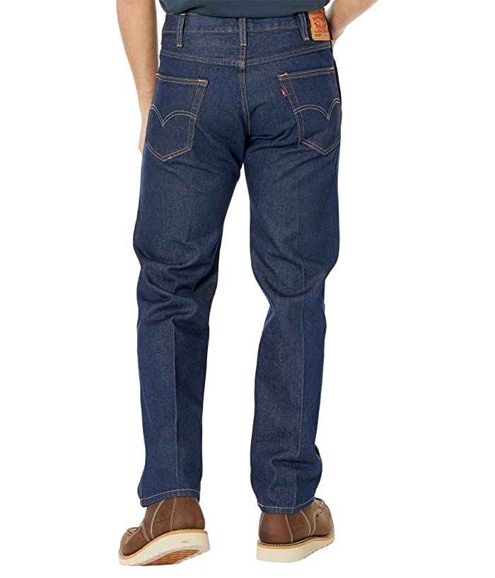 Levi's Men's Western Fit Straight Leg Jeans  Born To Ride Dark Blue 32 X 30