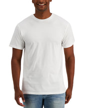 Alfani Mens Regular fit Short Sleeve T-Shirt Shirt XXL White Solid