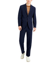 Nautica Men's Modern-Fit Bi-Stretch Suit Dress Pants 30 x 30 Navy Blue