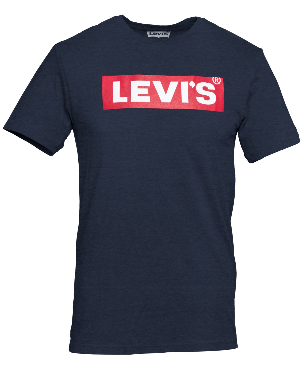 Levi's Men's Big E Box Tab Short Sleeve Crewneck T Shirt Navy Blue XL