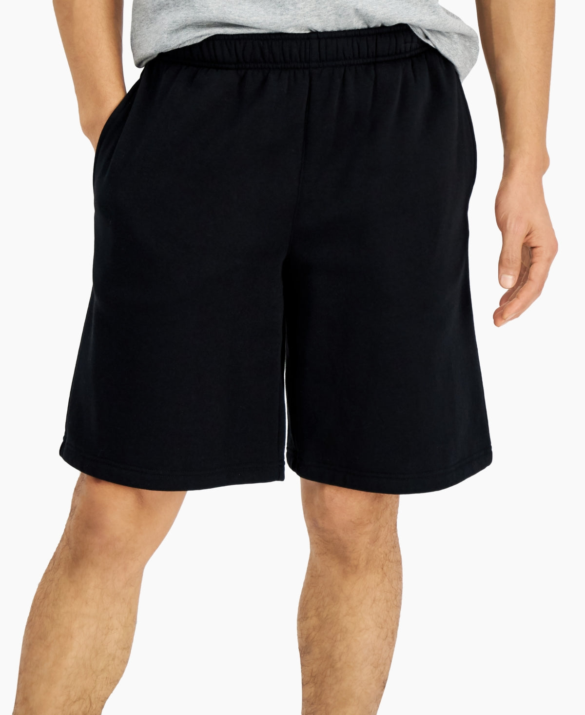 Id Ideology Mens Fleece 10" Inseam shorts Black XL