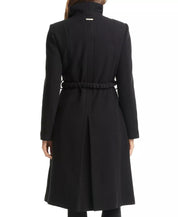 VINCE CAMUTO Women's Maxi Coat Black Small NO BELT Wool