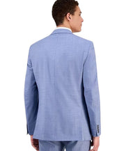 Calvin Klein Mens Slim fit Wool Suit Jacket Blazer 38 S Light Blue Solid