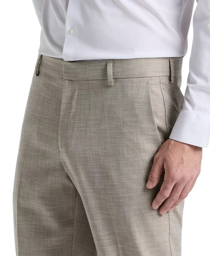 Perry Ellis Mens Modern fit Dress Pants 34 / 29 Beige Solid