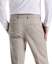 Perry Ellis Mens Modern fit Dress Pants 34 / 29 Beige Solid