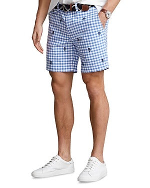 Polo Ralph Lauren 6-Inch Polo Prepster Oxford Shorts 34 Blue Skull Bones