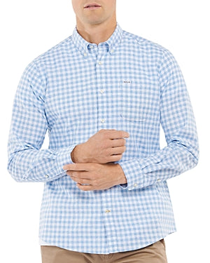 Barbour Men's Kane Tailored Shirt  Blue 2XL