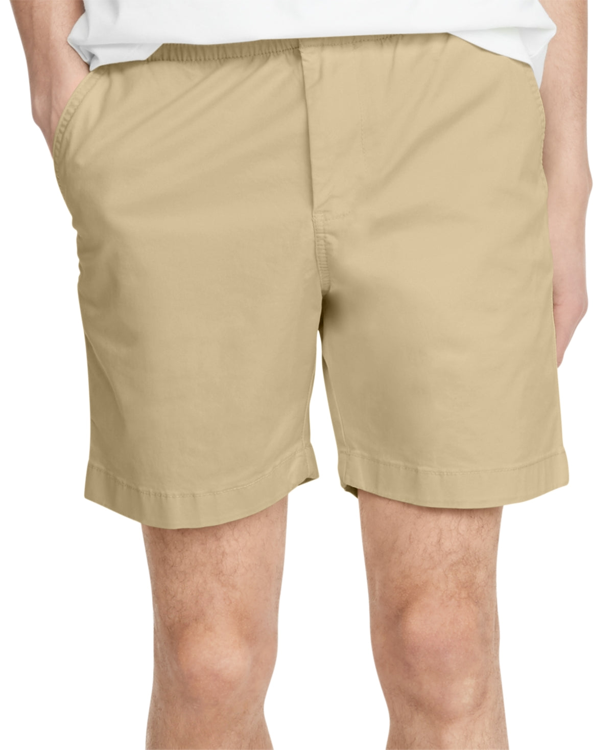 Tommy Hilfiger Mens Regular fit Casual Shorts XXL Beige Solid Stretch
