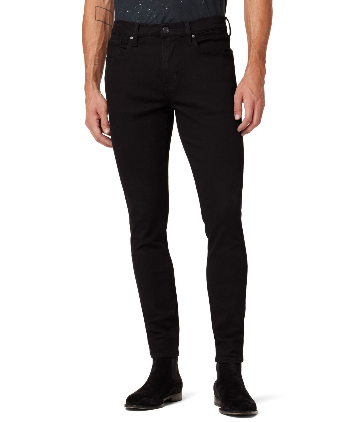 Hudson Men's Larrabee  Zev Skinny Jeans Black 36 x 32