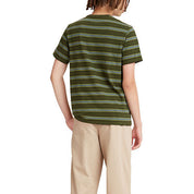 Levi's Men's Snug Stripe Pocket Classic Short Sleeve T Shirt Green 2XL