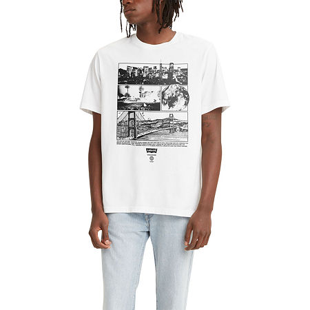 Levi's Mens Relaxed Fit T shirt White XL
