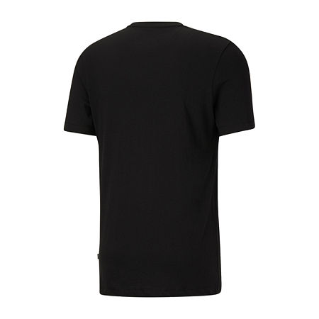 Puma Camo Tee Mens Crew Neck Short Sleeve T-Shirt, Small , Black