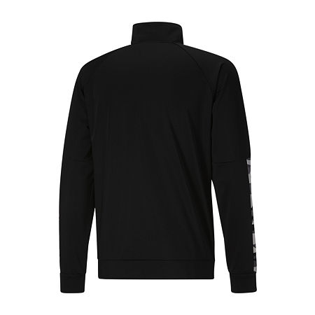 PUMA Tricot Mens Lightweight Full Zip Track Jacket Small Black