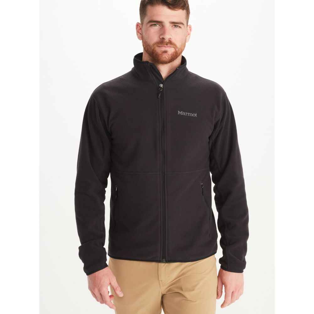 Marmot Mens Rocklin Full Zip Jacket Coat Black Medium