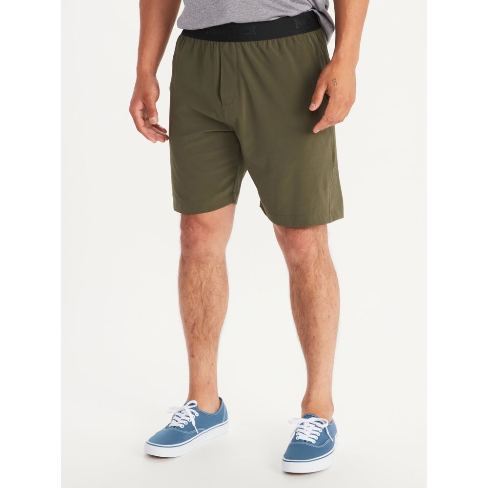 Marmot Men's Bright Green Quick Dry Shorts Large