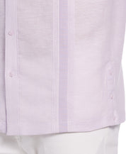 Cubavera Men's Linen Blend Guayabera Shirt Pastel Purple Small