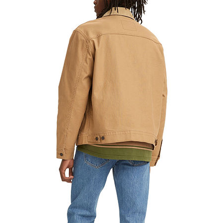 Men's Levi's Trucker Denim Jacket Size Large Brown Tan