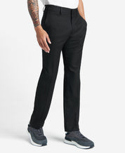 Kenneth Cole Mens Slim fit Dress Pants 32 / 34 Black Solid Stretch