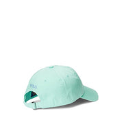 Polo Ralph Lauren Mens Cotton Chino Baseball Cap in Aqua Verde Blue