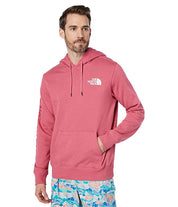 Men's New Sleeve Hit Hoodie Slate Rose Small North Face Dark Pink