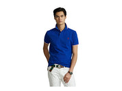 Polo Ralph Lauren Mens Classic Fit Mesh Short Sleeve Polo Shirt Blue XL