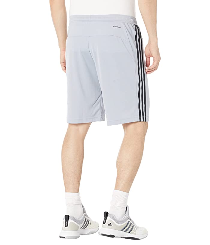 Men's Adidas 3 Stripe Shorts Size Small Grey