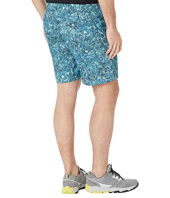 The North Face Men's Wander Short  Beta Blue Lichen Print  Lt/Pasblue   Large Medreg