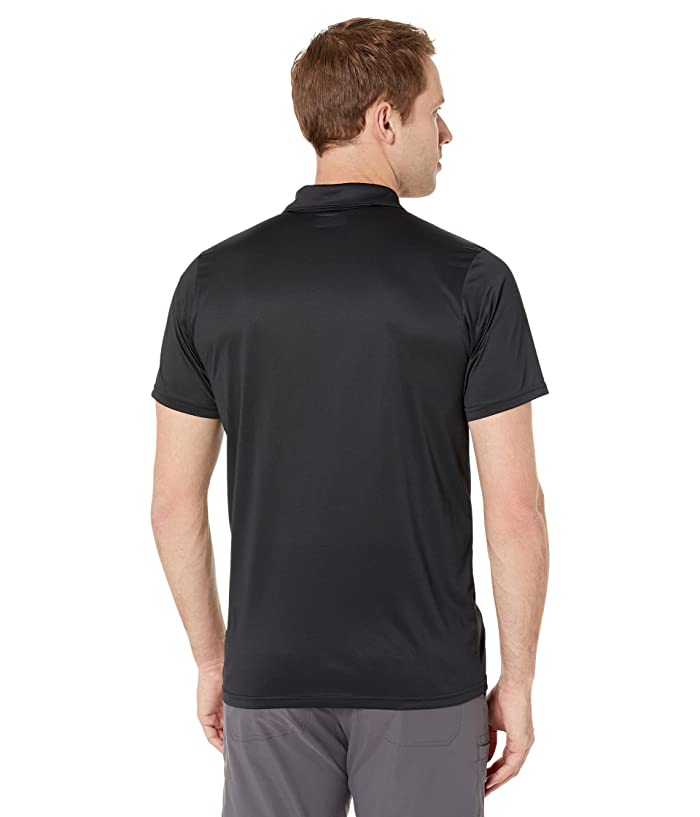 Columbia Men's Hike Short Sleeve Polo Shirt Black Medium