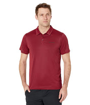 Columbia Mens Short Sleeve Polo Shirt Small Red Jasper Small