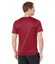 Columbia Mens Hike Crewneck Short Sleeve T ShirtRed Jasper Medium