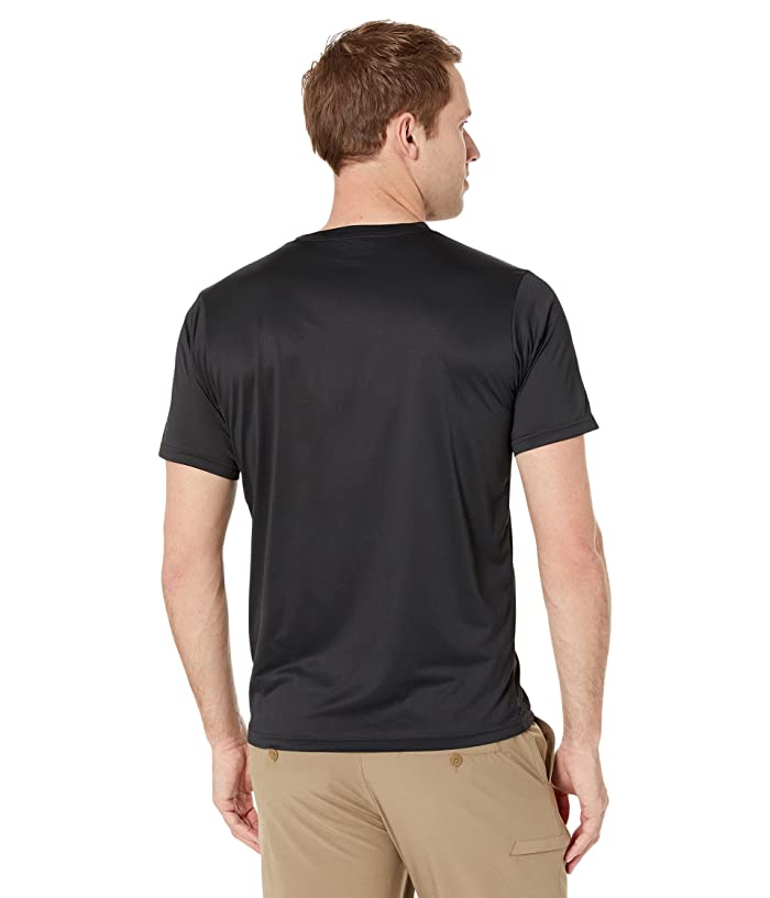 Columbia Mens Hike Moisture-Wicking Crew Neck T shirt Black Large