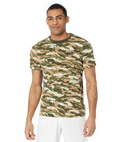 Puma Men's Camo Short Sleeve T Shirt Forest Night Large