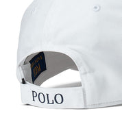 Polo Ralph Lauren Mens White Twill Ball Cap Baseball Hat adjustable