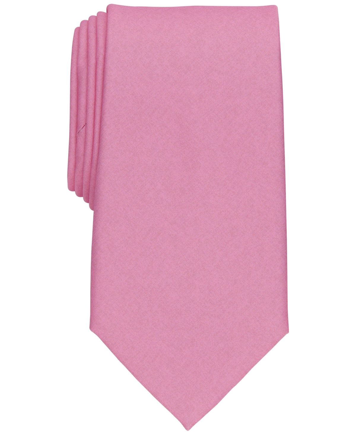 Club Room Men's Classic Solid Tie Pink Necktie